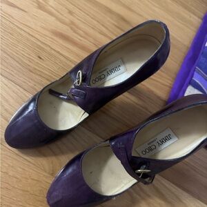 Jimmy Choo Dark Purple Heels